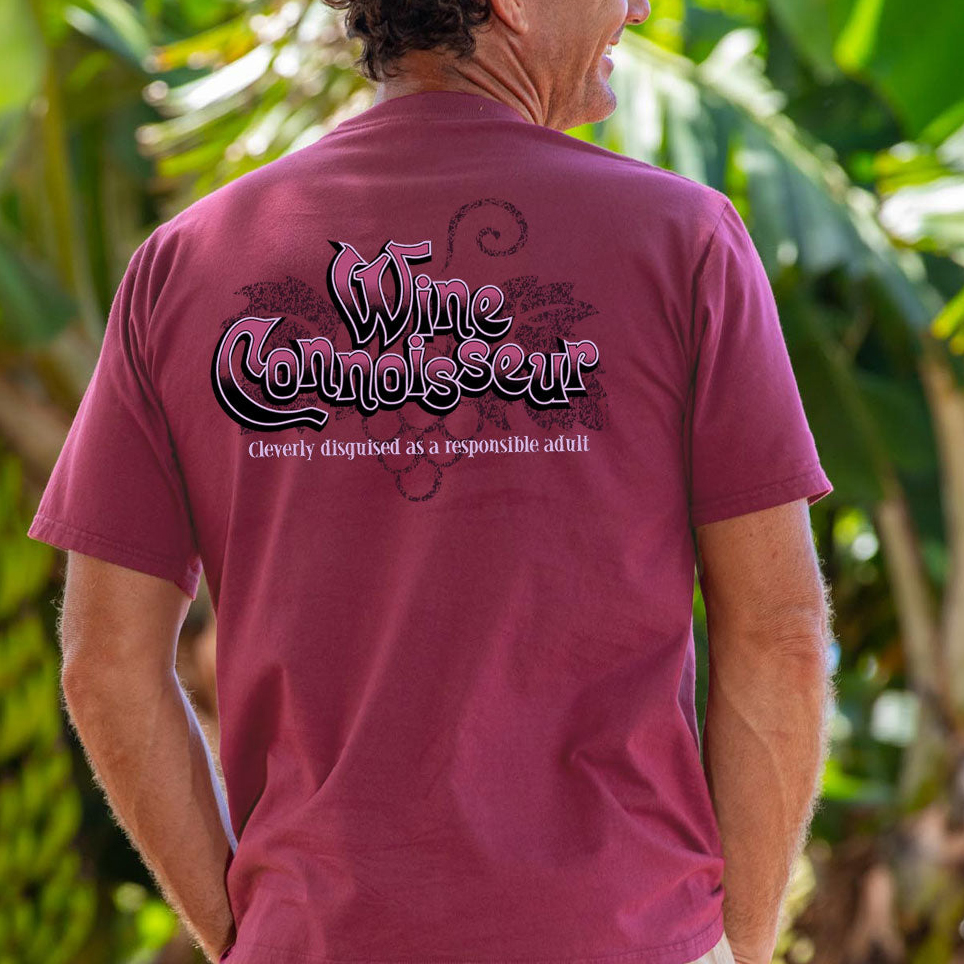 Wine Connoisseur Short Sleeve Crewneck T-Shirt