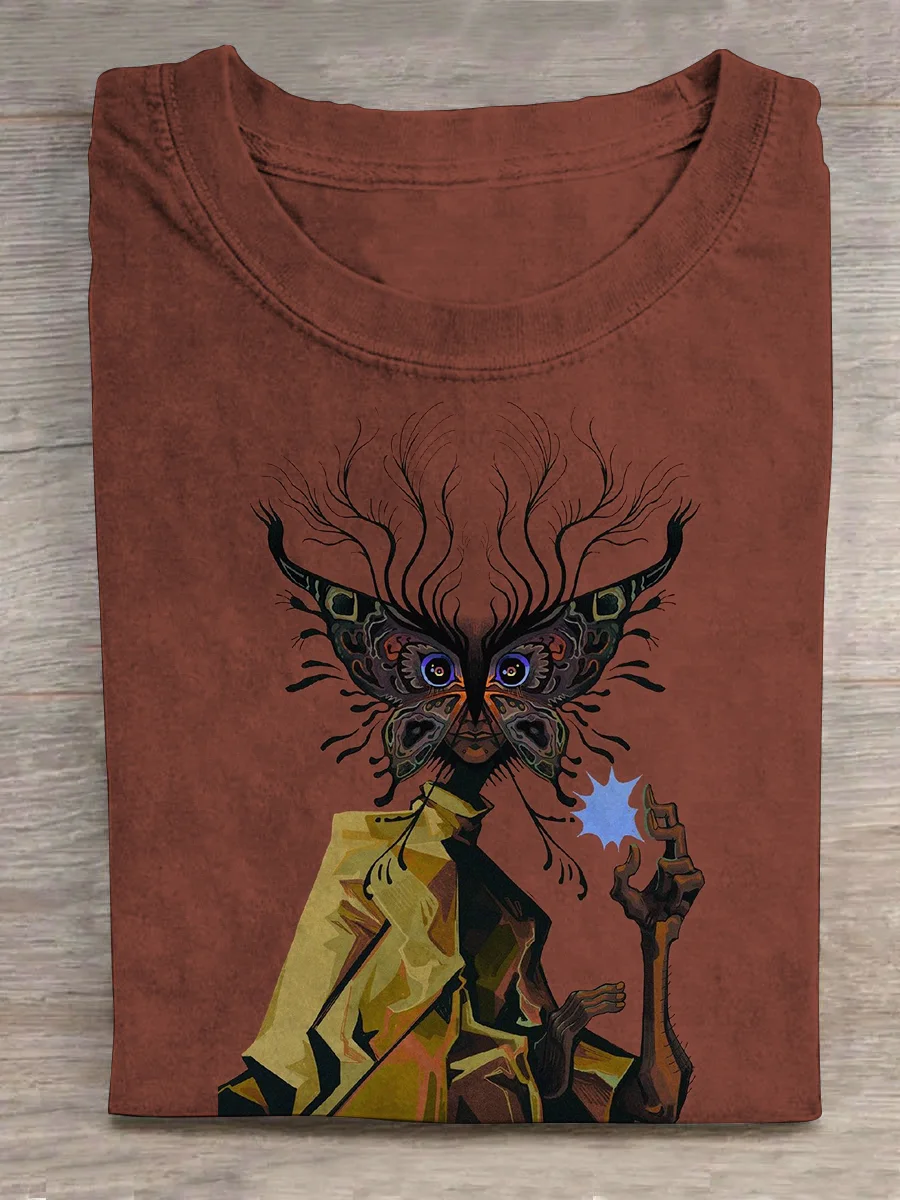 Eagerlys Butterfly-headed Monk T-shirt Eagerlys