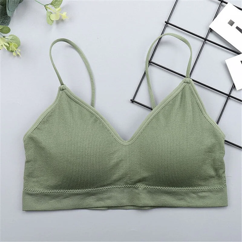 SVOKOR Push Up Bra Sexy Seamless Wireless Bra Elastic Gathering Lingerie Summer Anti-light Korean Style Wild Bras for women