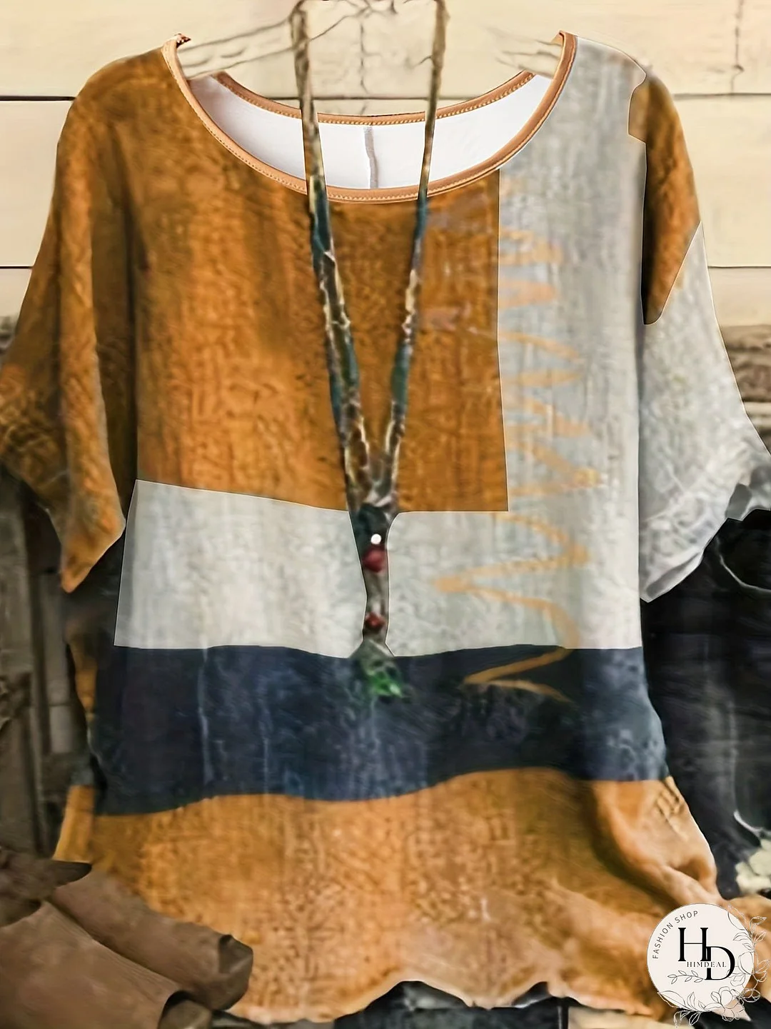 Women's Loose-Fitting Long Sleeve T-Shirt