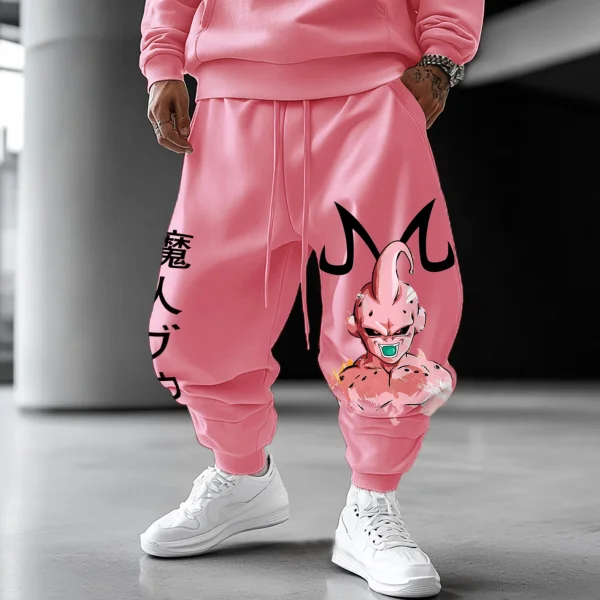 Dragon Ball Majin Buu Print Men's Sweatpants