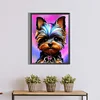 Yorkshire Terrier - Rundbohrer Diamant Malerei - 30*40cm