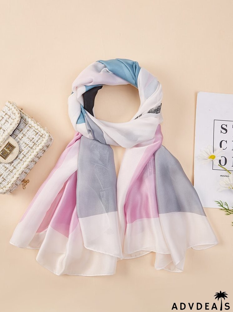 Color Block Scarf