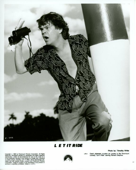 David Johansen Let it Ride Original Press 8X10 Photo Poster painting