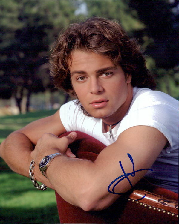 Joey Lawrence (Blossom) signed 8x10 Photo Poster painting