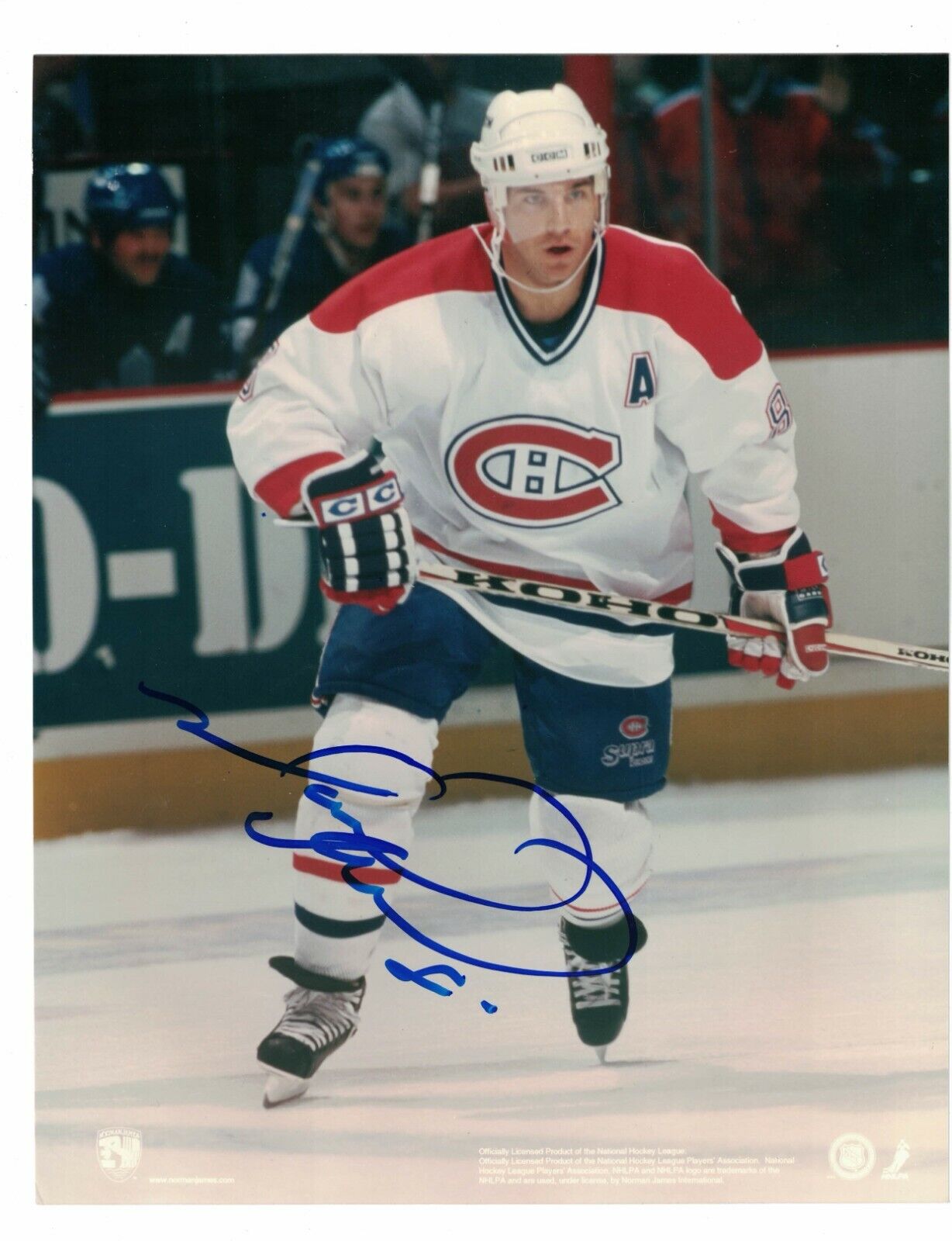 Mark Recchi Montreal Canadiens Signed 8 x 10