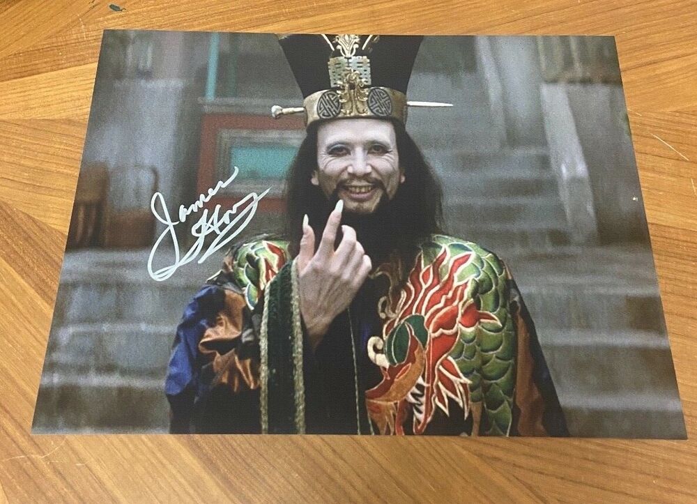 * JAMES HONG * signed 11x14 Photo Poster painting * BIG TROUBLE IN LITTLE CHINA * LO PAN * 7