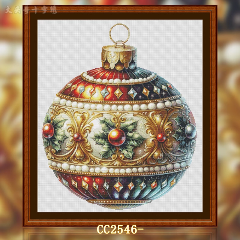 【CC2546- Christmas Ball】 Painting Fairy Cross Stitch