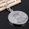 multi tool 50 years perpetual Calendar Keyring Unique Compass Metal Key Chain Gift Camping & Hiking tool