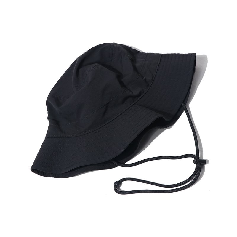 Men's solid color drawstring fisherman hat in  mildstyles