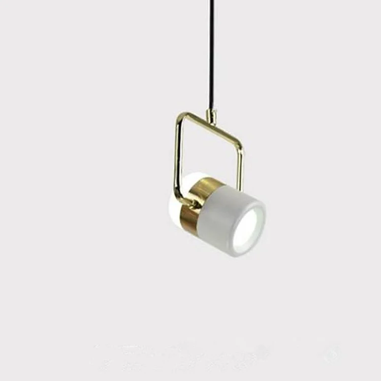 Projector-Like Electroplated Metal Modern Pendant Lighting with Flexible Ambient Light - Appledas