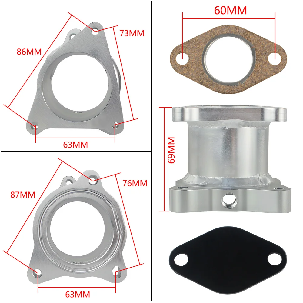 Garlaven EGR Delete Kit For VW Golf Mk5 2.0tdi, also Fit for Skoda 2.0 Tdi EGR VALVE VR-EGR03