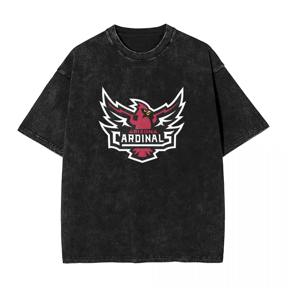 Arizona Cardinals Washed Oversized Vintage Men's T-Shirt