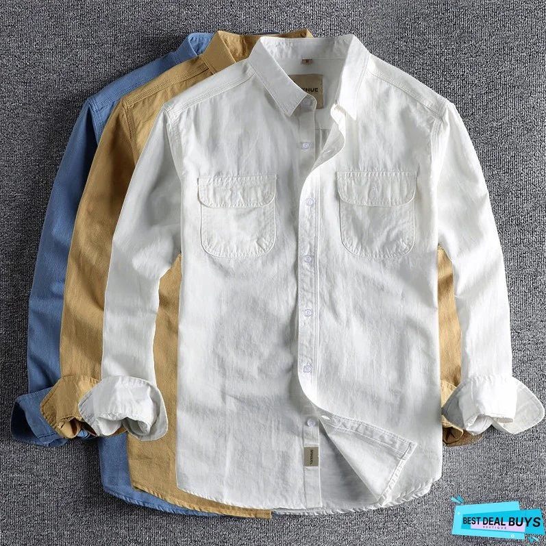 Frank Hardy Classic Long Sleeve Cotton Shirt