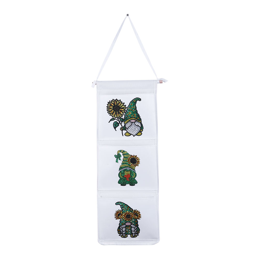 Wall Hanging Storage Bag DIY Gnome Diamond Painting Home Organizer (AA1023)