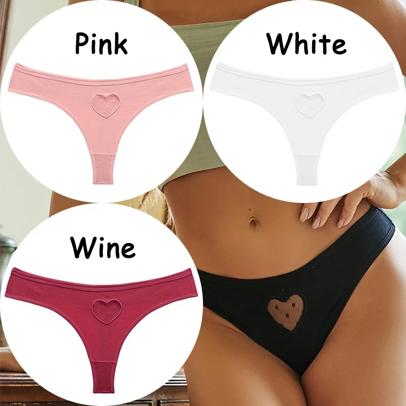 Billionm Lace Panties Cotton Women's Underwear Thong G-String Sexy Lingerie Soft Female Underpants Solid Color Pantys S-XL