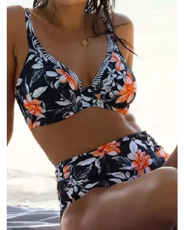 Split Bikini Casual Swimsuit