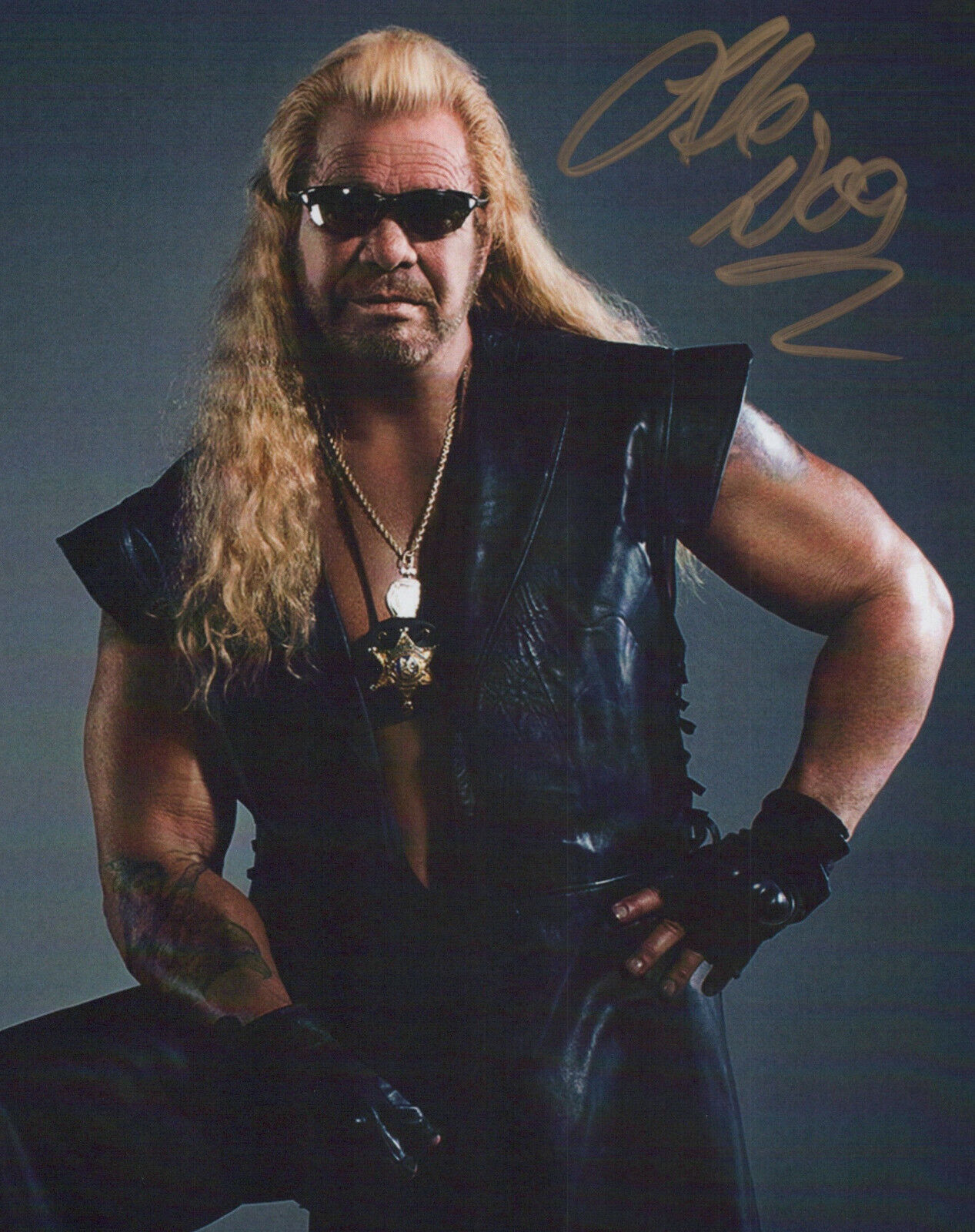 Dog The Bounty Hunter aka Duane 'Dog' Chapman Signed Autograph 8x10