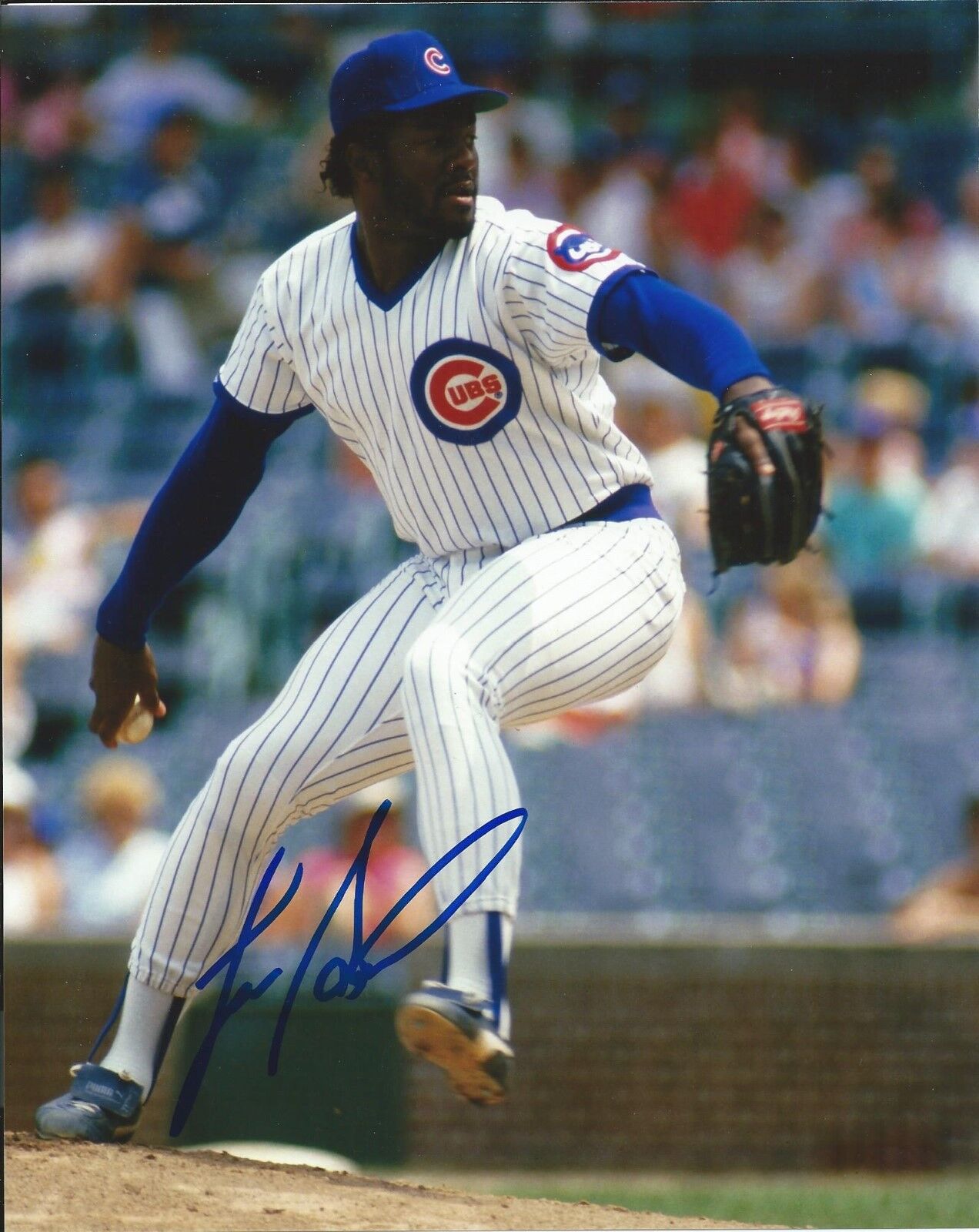 LEE SMITH signed autographed CHICAGO CUBS 8X10 Photo Poster painting w/COA