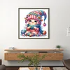 Gnome Knitting A Sweater-11CT Stamped Cross Stitch 45*45cm/17.72*17.72in