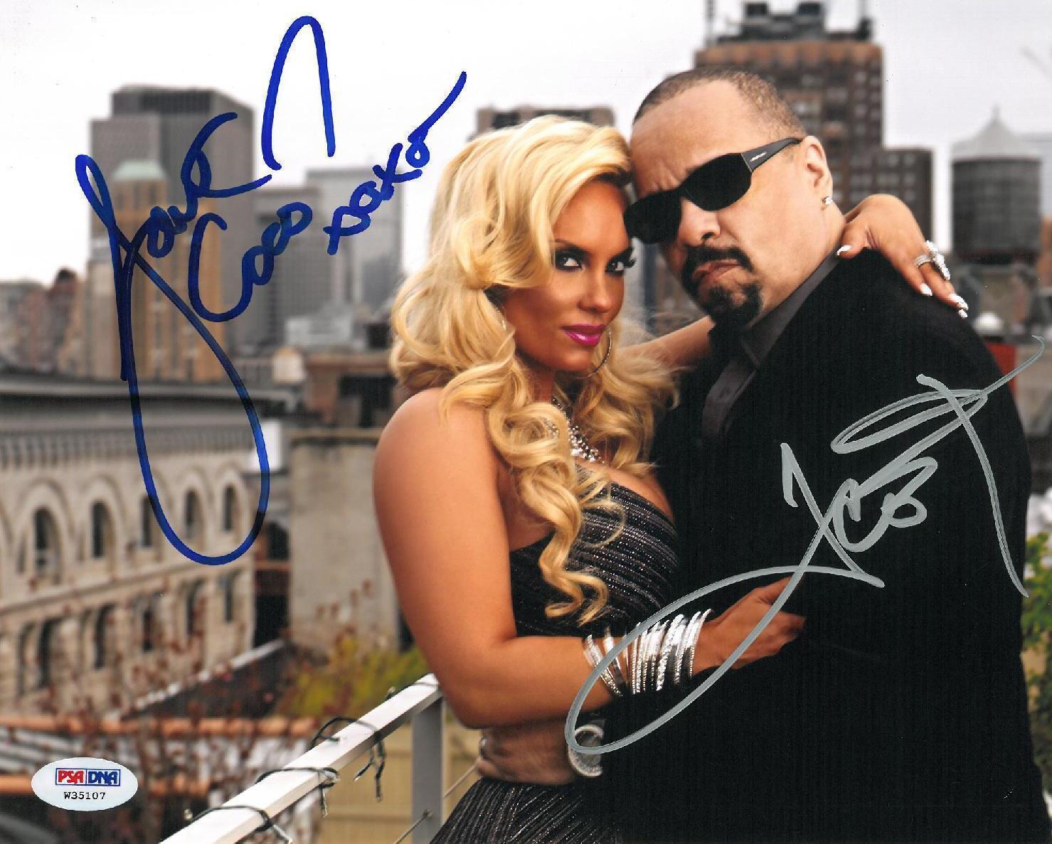 Coco Austin & Ice T Signed Authentic Autographed 8x10 Photo Poster painting (PSA/DNA) #W35107