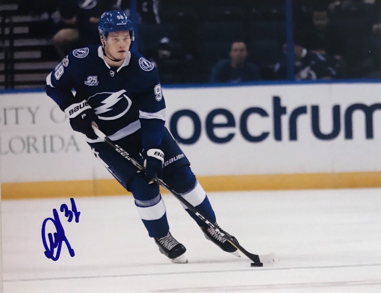 Mikhail Sergachev Signed Autographed 8x10 Photo Poster painting Tampa Bay Lightning Stanley Cup