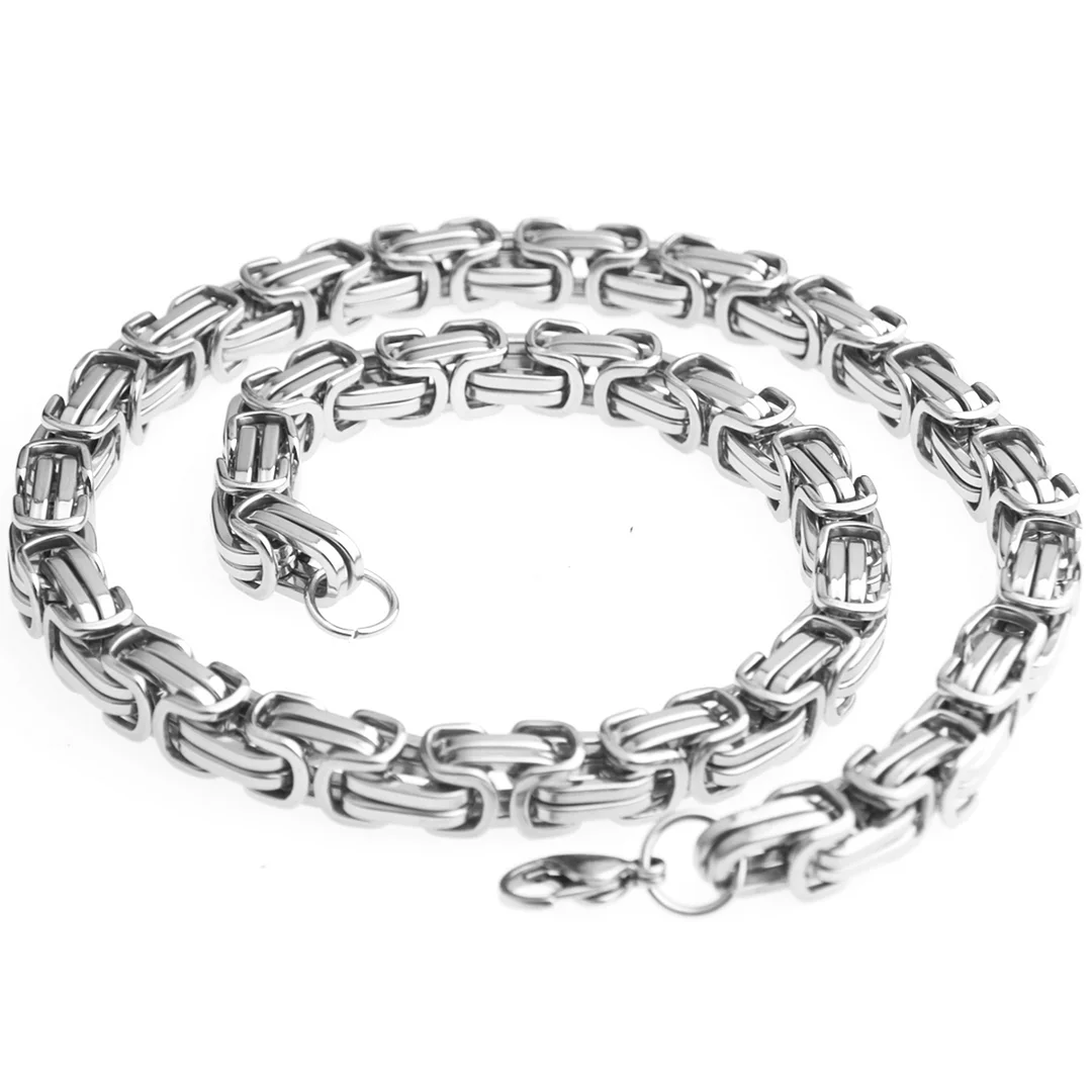 10mm Chunky Link Heavy Byzantine Chain-VESSFUL