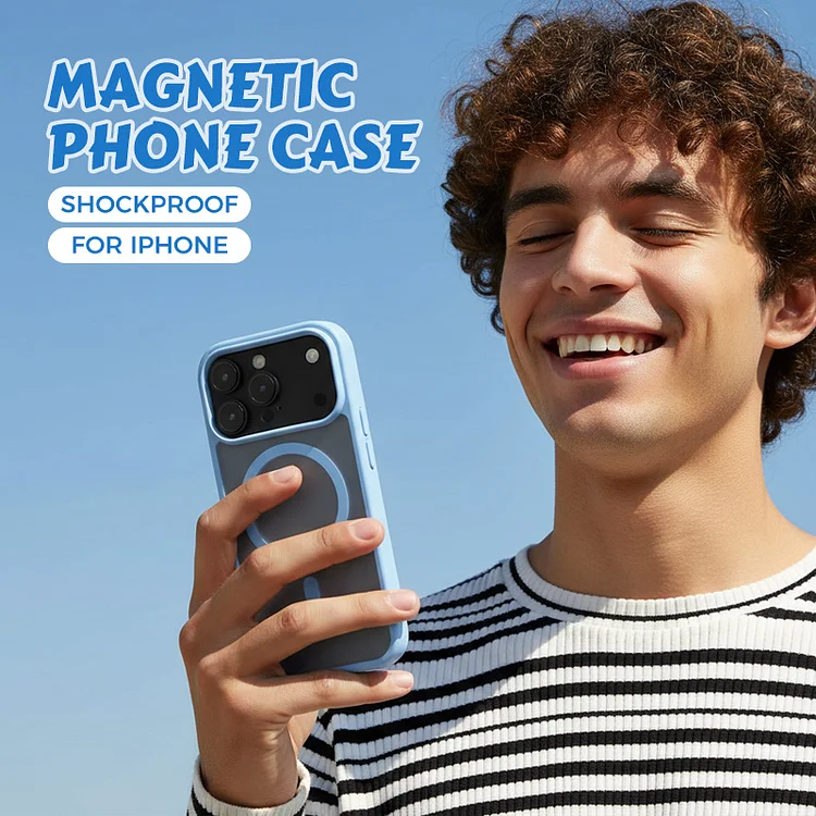 Magnetic Shockproof Phone Case for iPhone