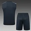 2025 Argentina Pre-Match Training Dark Gray Vest+Shorts Football1:1 Thai Quality