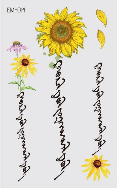 Lady Butterfly Pet Tattoos & Body Art 1 Piece