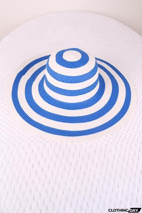 Stripe Straw Hat