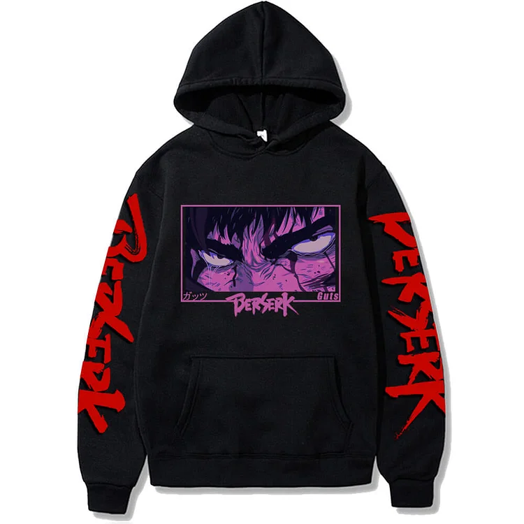GUTS DEATH STARE HOODIE - BERSERK