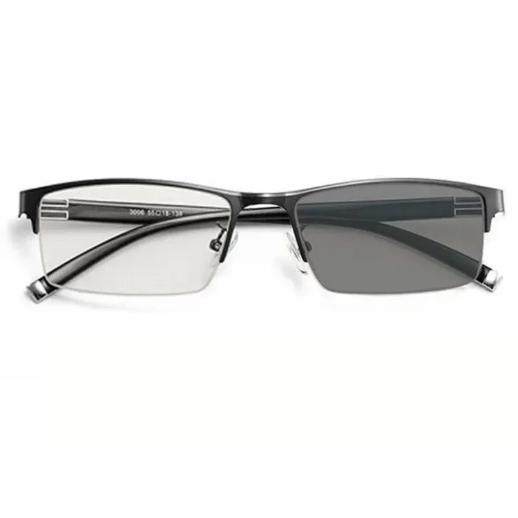 Color Changing Reading Glasses Progressive Vision Adjustment Bifocal Reading Glasses Converted Light Multifocal Glasses for Men