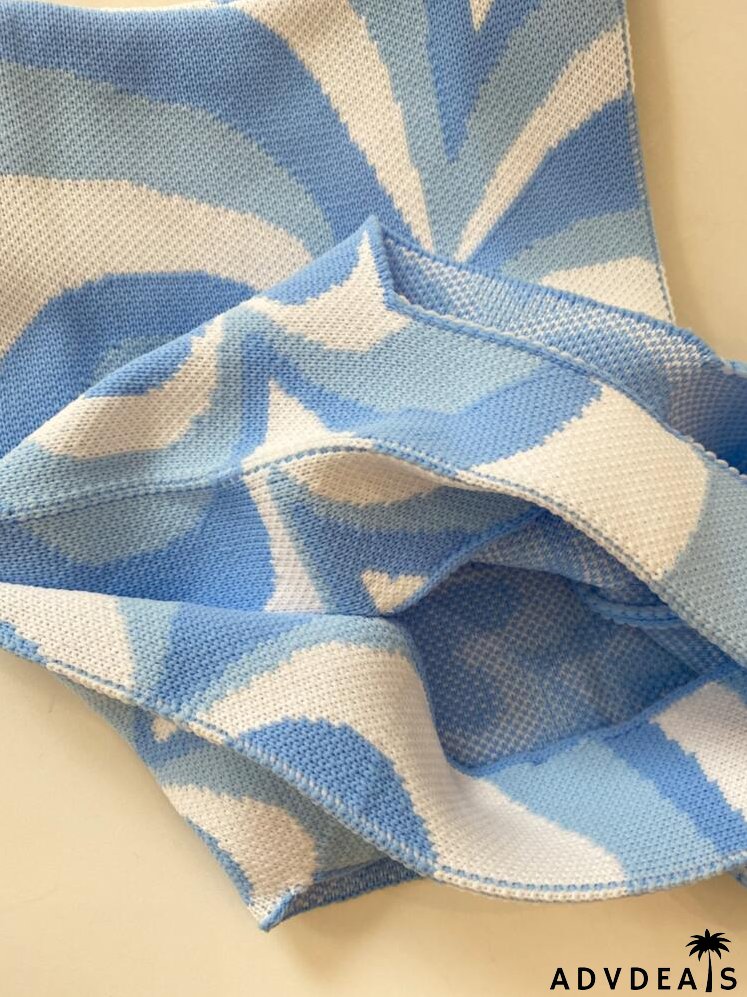 Floral Graphic Crochet Bag