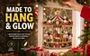 Xmas Carousel Diamond Painting Ornament DIY Pendant Kit 9.45x9.45in
