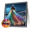 Diamond Painting-DIY Full Round Drill Girl(40x40cm)