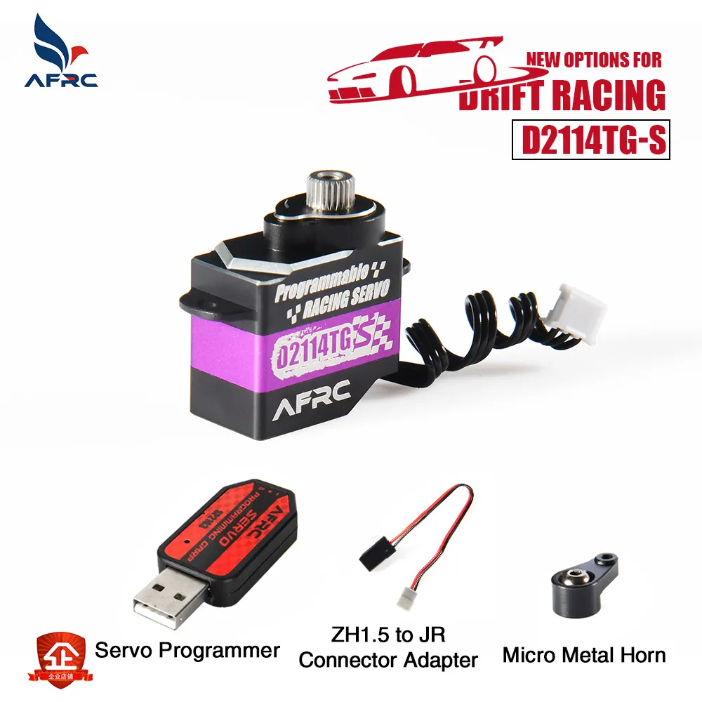 AFRC-D2114TG-S Mini Car Servo for 1:28 1:24 Drift Chassis 