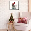 Christmas Cardinal-Partial Special Shaped Diamond Painting 30*30CM