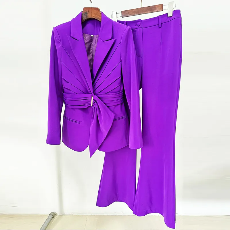 Nigikala Nigikala New Star Temperament Irregular Belt Suit Jacket Trousers Suit Suit Suit Suit Suit Suit Suit Suit