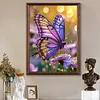 30x40cm papillon 5d bricolage full drill rond diamant peinture kit pour la d&eacute;coration int&eacute;rieure