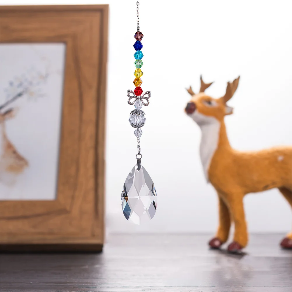 Cartoon Crystal Pendant Necklace Jewelry Craft Charm Fashion Accessory (F)