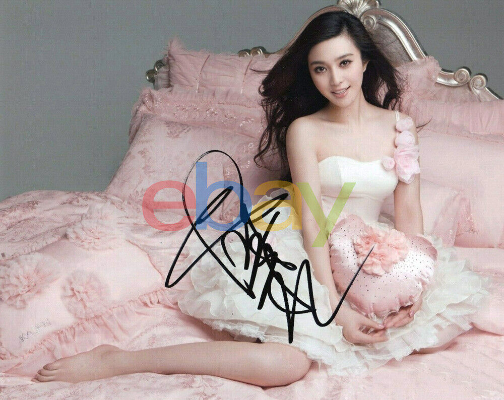 FAN BINGBiNG SIGNED 8X10 Photo Poster painting reprint