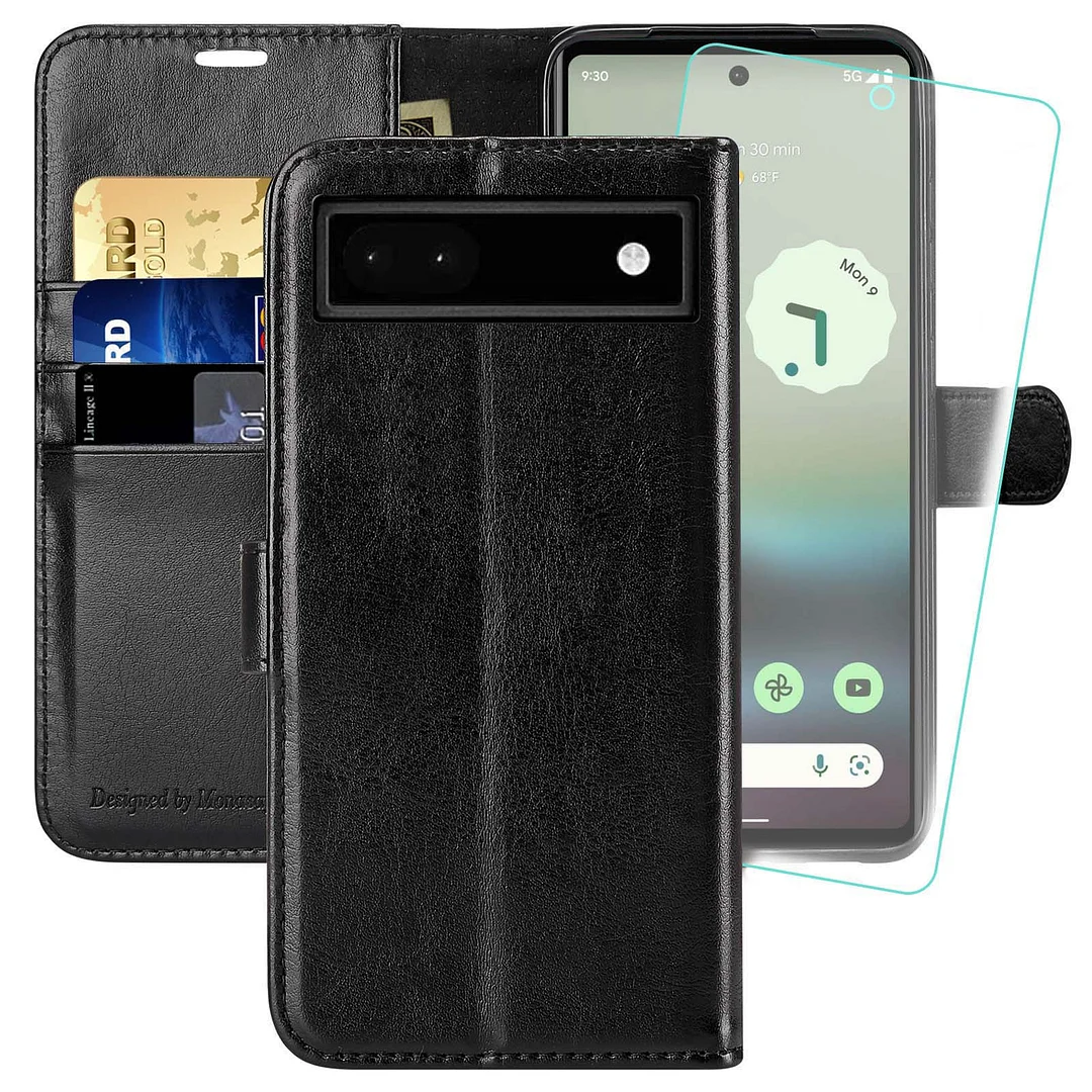 MONASAY Wallet Case for Google Pixel 6a