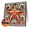 Diamond Painting-DIY Full Round Drill Starfish(40x40cm)