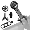 Carbon Fiber Extended Out-Front Mount Bike Computer Mount Cycling Bicycle Computer Holder for Garmin Bryton and Sports Action Camera