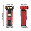 Rotating Work Light Rechargeable Flashlight Camping Torch for Work and Outdoor