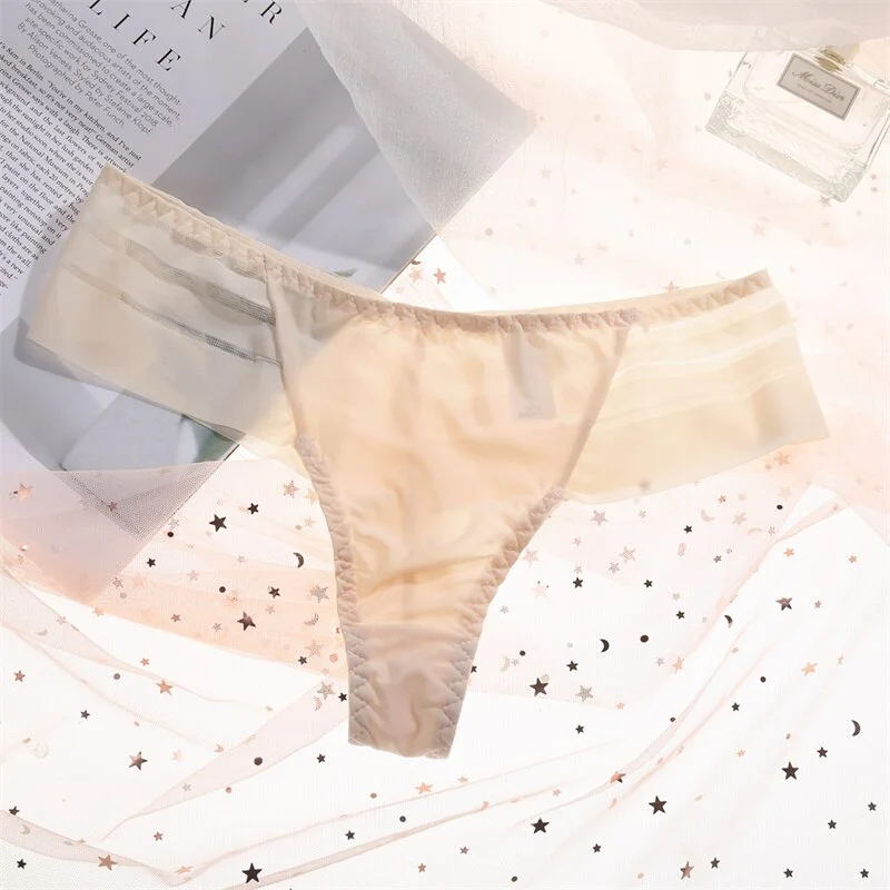 Billionm Women Panties Sexy Lace Thong Women's Underwear Soft Perspective Breathable Underpants Female Seamless Intimates Lingerie
