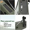 Portable DAB FM Radio with Flashlight BT Speaker Rechargeable Emergency Radio