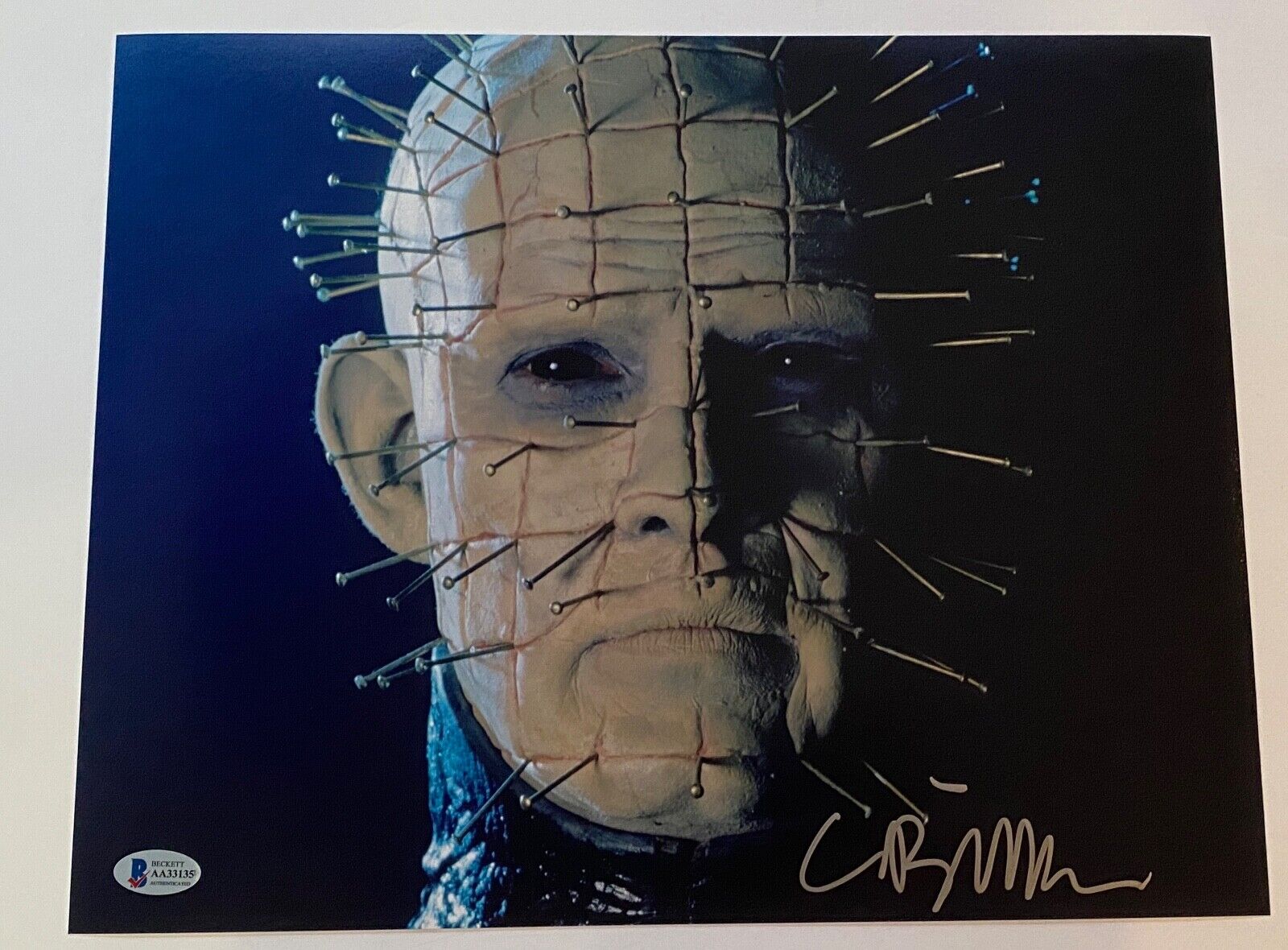 Clive Barker Signed Autograph 11x14 Photo Poster painting Poster Hellraiser Pinhead Beckett COA