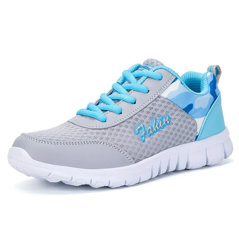 Women Casual Shoes Fashion Breathable Walking Mesh Flat Shoes Woman White Sneakers Women 2020 Tenis Feminino Gym Shoes Sport